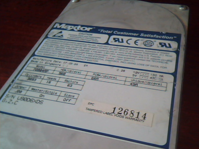Hard Disk Drive Maxtor 72004AP G,Z,C 96B 66A 49A - image 2