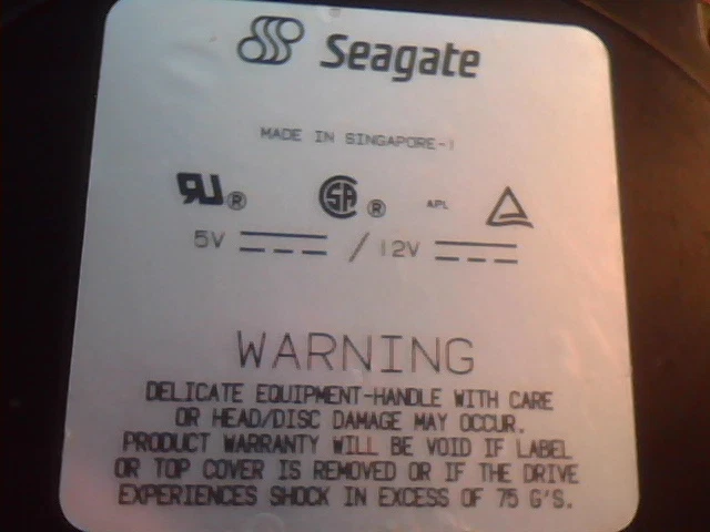 Hard Drive Seagate ST3660A CBDSJARA02 01-1.01-A1 HDD 958002-306