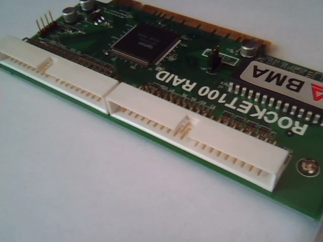 Highpoint Rocket100 Raid 2-port PCI controller card BMA V1.2 MicroAurora - image 6