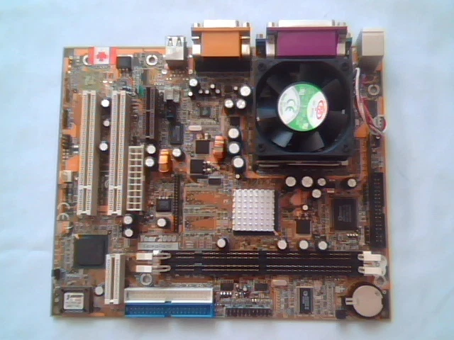 Socket370 Motherboard Chaintech 6WFV2-C104A 810e i810
