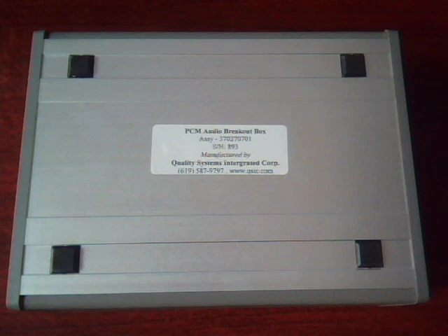 SONY PCM Audio Breakout Box 3-702-707-01 370270701 Phone RS232 - image 4