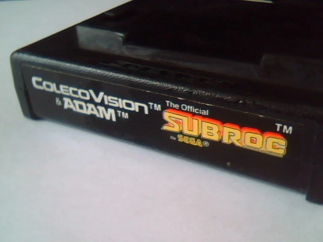 Subroc by Sega Coleco Vision and Adam Game Cartridge - image 3