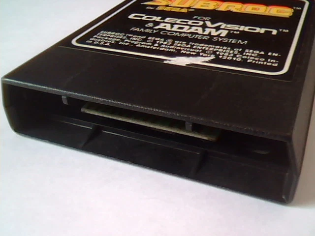 Subroc by Sega Coleco Vision and Adam Game Cartridge - image 4