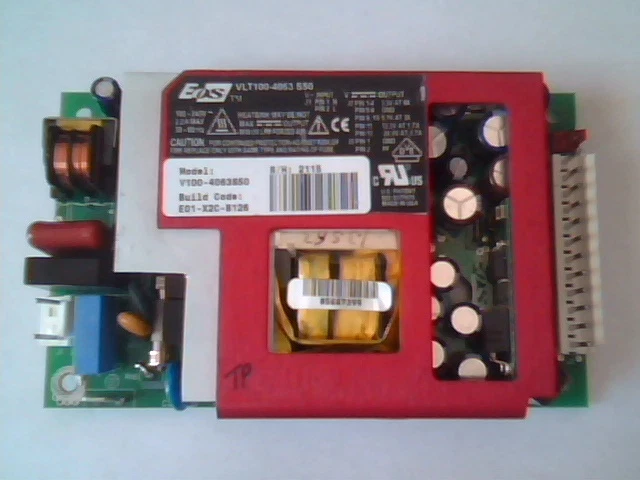 EOS Quad DC Power Supply VLT100-4063 S50 3.3, 5, 12 , -28.8