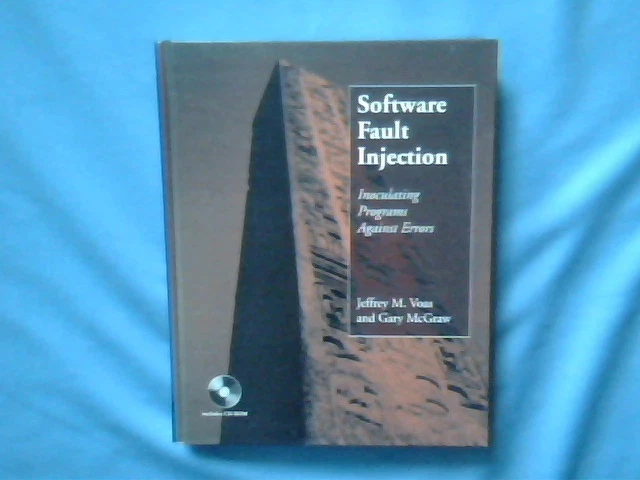 BOOK Software Fault Injection Hardcover 9780471183815 new with UNOPENED CD