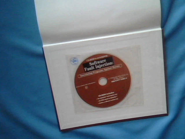 BOOK Software Fault Injection Hardcover 9780471183815 new with UNOPENED CD - image 3