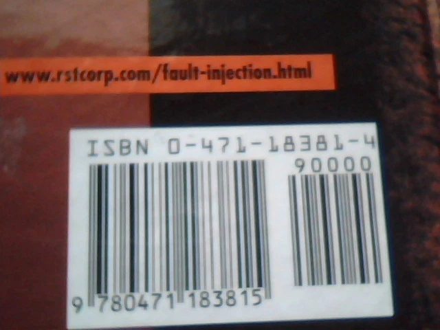 BOOK Software Fault Injection Hardcover 9780471183815 new with UNOPENED CD - image 5