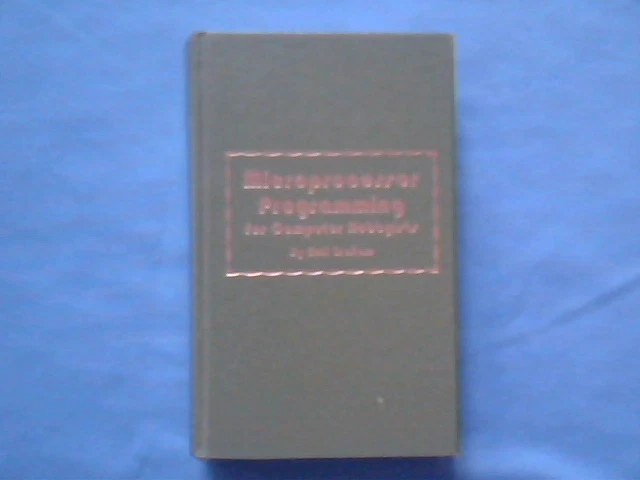 Book Microprocessor Programming for Computer Hobbyists Graham 1977 1st Edition