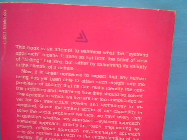 Book The Systems Approach C. West Churchman 1968 - image 3