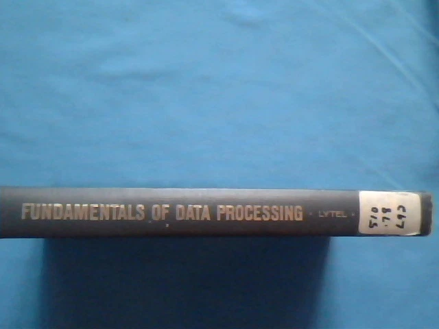 Book Fundamentals of DATA PROCESSING Allan Lytel 1964 First Edition