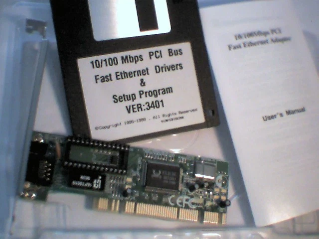 PCI Ethernet Card StarTech ST100S 10/100 NEW in Box NIB - image 2