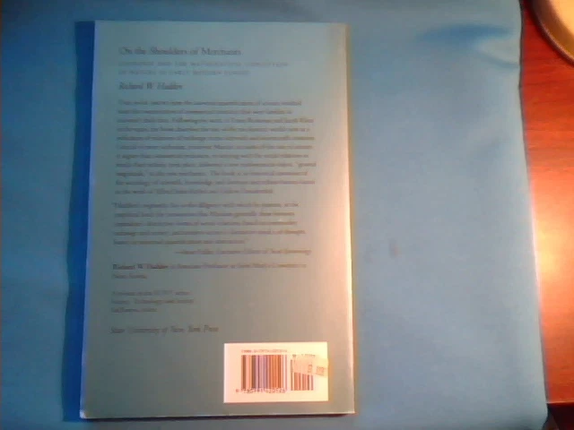 Book On the Shoulders of Merchants Hadden 1994 SUNY - image 3
