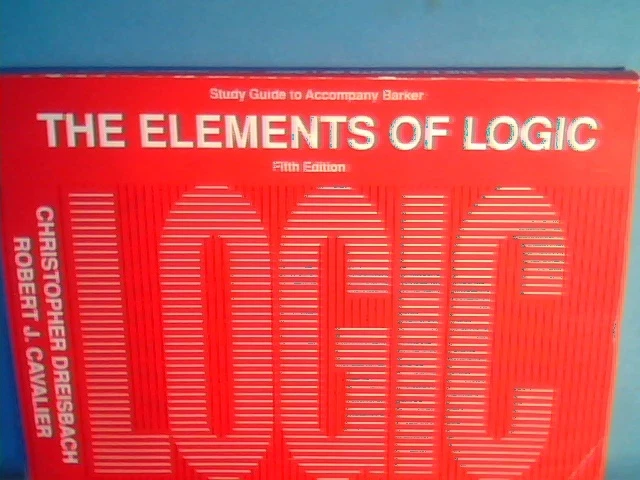 Book The Elements of Logic Fifth Edition Dreisbach Cavalier - image 2