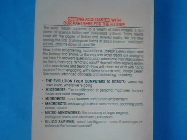 Book Silico Sapiens The Fundamentals and Future of Robots Deken 1986 - image 4