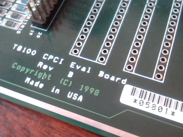 Lucent T8100 CPCI Eval Board RevB Ambassador M-T-8105 - image 4