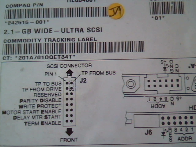 SCSI Hard Disk Seagate Barracuda Compaq ST32171W 9C6011-030 242604-001 - image 2