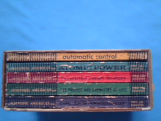 Book 5 Volume Set Scientific American 1955 Automatic Control Atomic Power