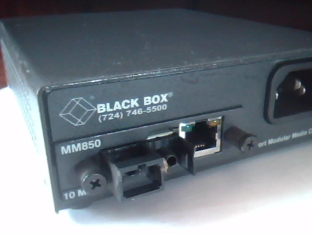 Black Box MM850 10 Mbps 1-port Modular Media Converter - image 2