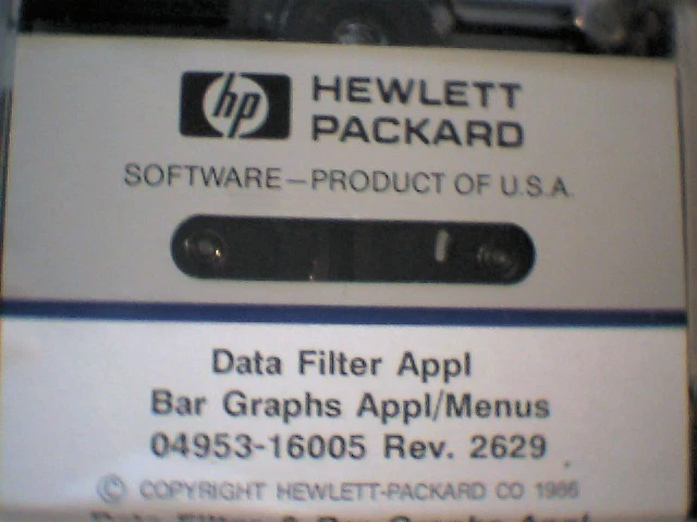 Vintage HP 1/4" Tape Cartridge 1984 Software 4953A Accessory Tape 04953-16005 - image 2