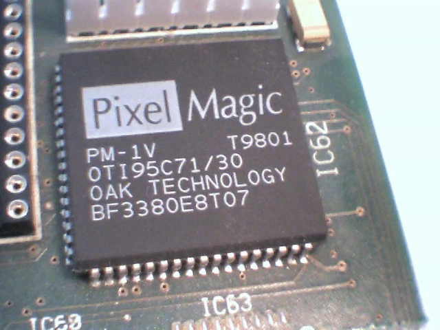 Rare Vintage Chip Oak Pixel Magic PM-1V OTI95C71/30 Video Compression - image 3