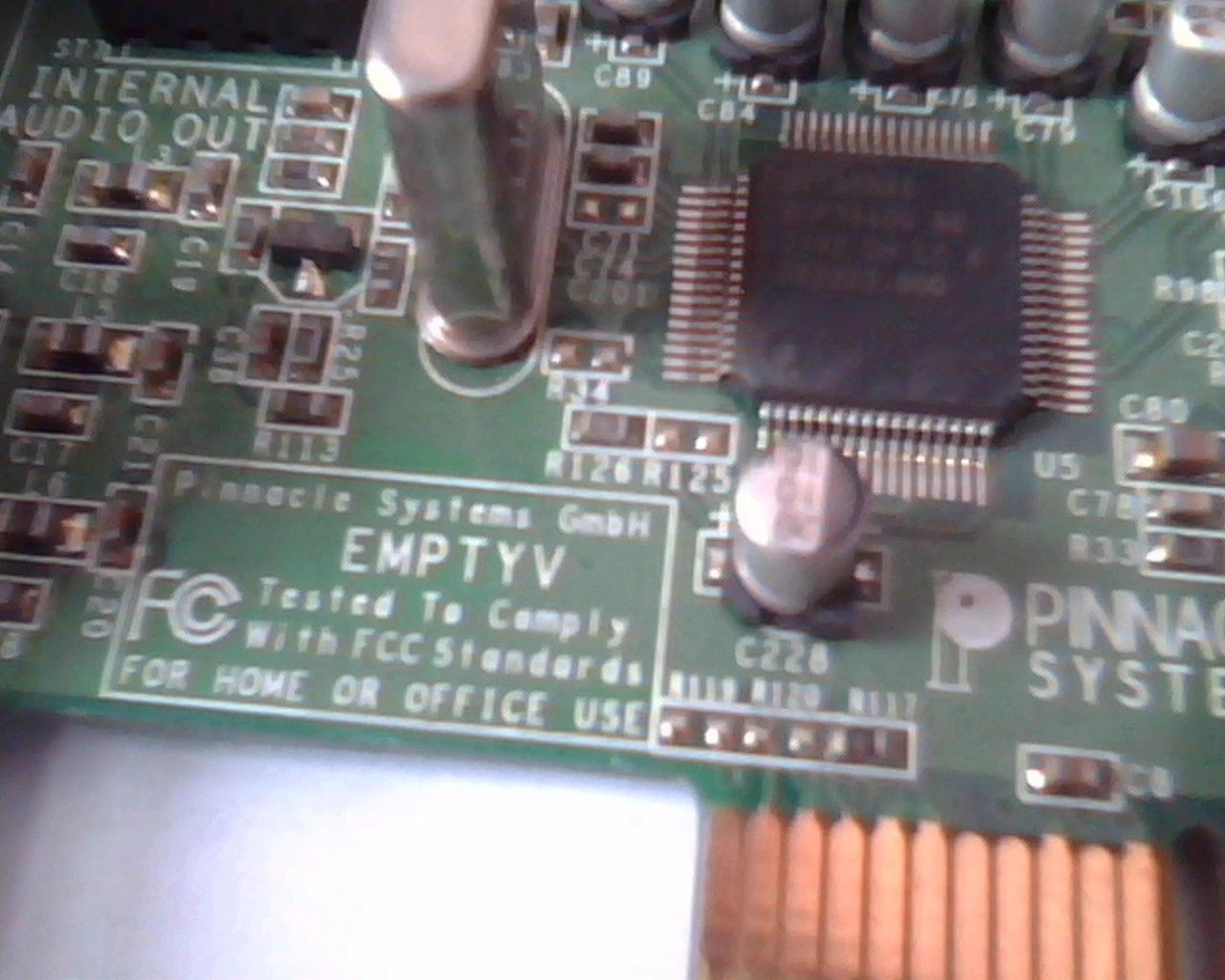 PCI Video card Pinnacle Systems EMPTYV-51013825-1.5 Conexant GmbH Emptyv - image 3
