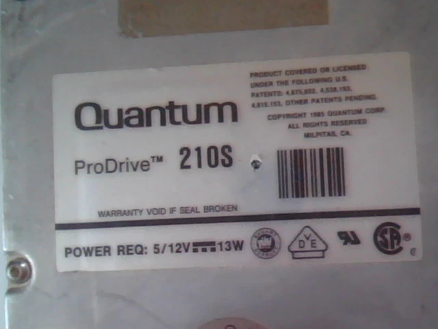 Hard Disk Drive SCSI Quantum ProDrive 210S 0492W2SS PD210S - image 2