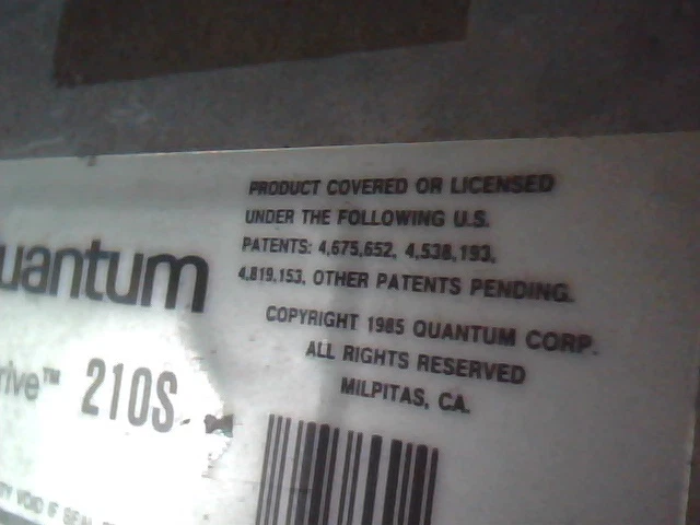 Hard Disk Drive SCSI Quantum ProDrive 210S 0492W2SS PD210S - image 3