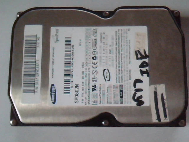 Hard Disk Drive IDE Samsung SP0802N Rev A 80GB PALO SpinPoint 156,368,016