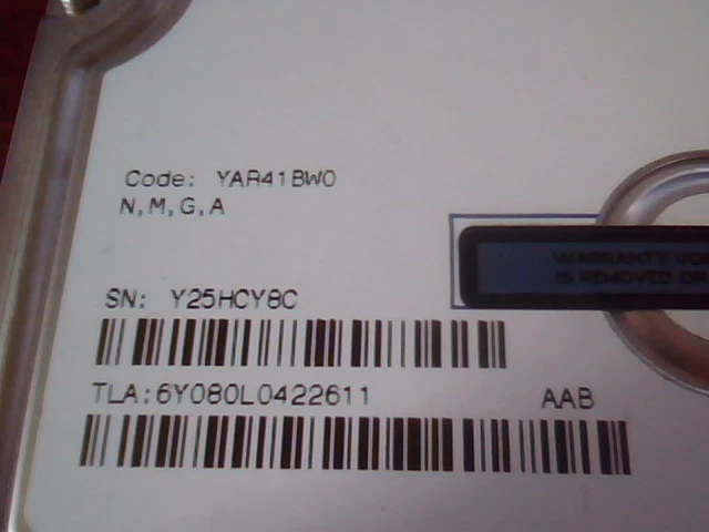 Hard Drive IDE Disk Maxtor E-H011-02-3880 DiamondMax Plus 9 80GB YAR41BW0 - image 3