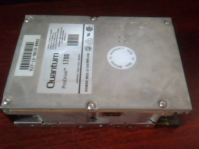 Hard Drive SCSI Quantum ProDrive 170S 917-12-9019-0002