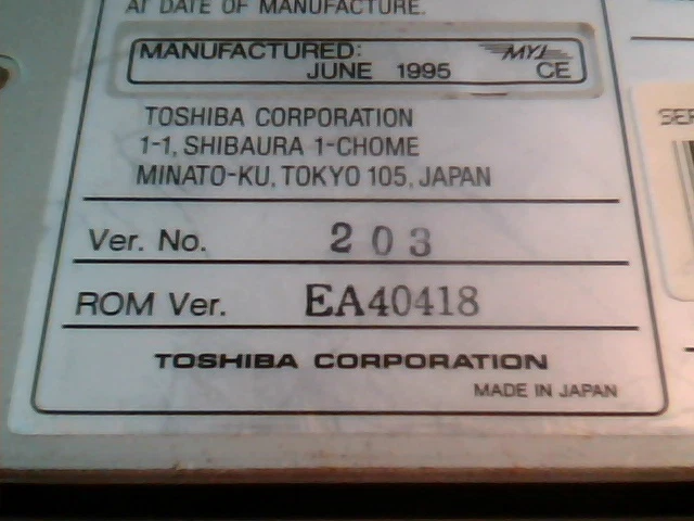 SCSI CD Drive Hewlett-Packard 9164-0401 Toshiba XM-4101B 203 EA40418 - image 3