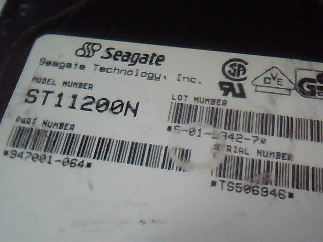 Hard Disk Drive SCSI Seagate ST11200N 947001-064 Apple - image 2