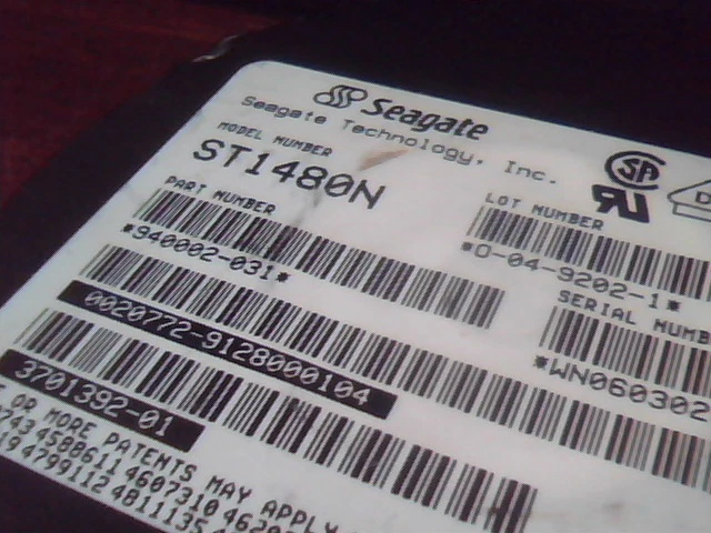Hard Drive SCSI Seagate ST1480N 940002-031 50-pin O-04-9202-1 - image 2