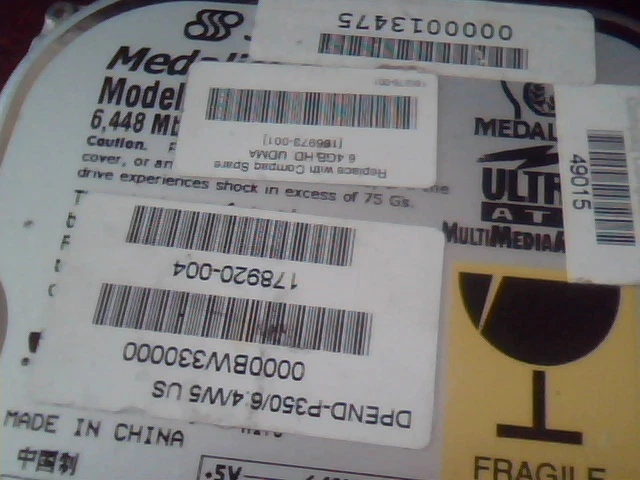 Hard Drive IDE Disk Seagate Medalist ST36531A 9K2005-031 Compaq EA6321 - image 3