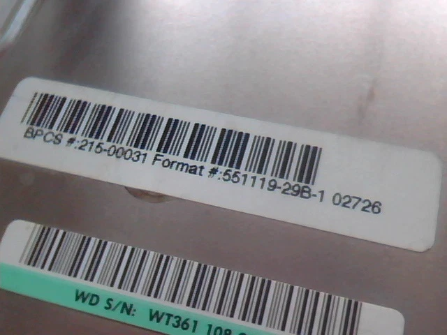Hard Disk Drive IDE WD Caviar 22100 WDAC22100-00H 99-004219 BNAARMG - image 3