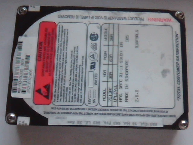 Hard Disk Drive IDE Maxtor 7213AT 30A 63A 56A Z,B,B B10T9RLS ✅TESTED