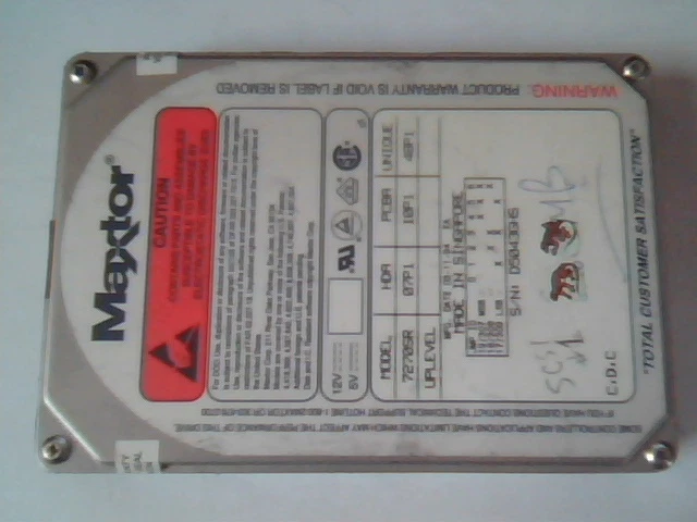 Hard Disk Drive SCSI Maxtor 7270SR 07P1 10P1 48P1 50pin