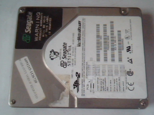 Hard Disk Drive IDE Seagate ST51270A 9C2005-302 03-3.00-A1