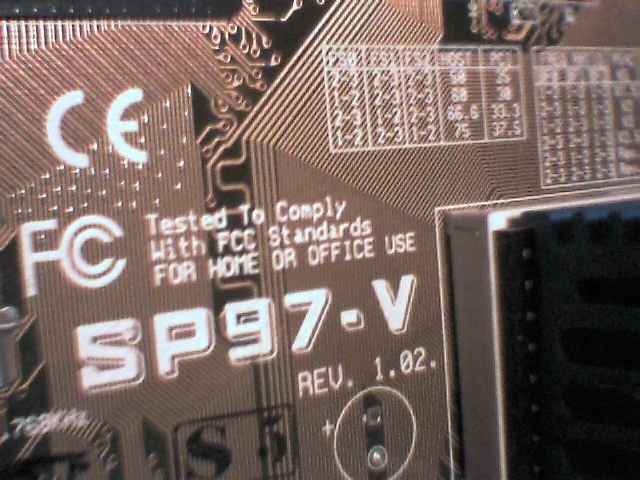 Pentium Motherboard Super Socket7 ASUS SP97-V 1.02. Super7 ATX AT MMX SiS 5598 - image 3