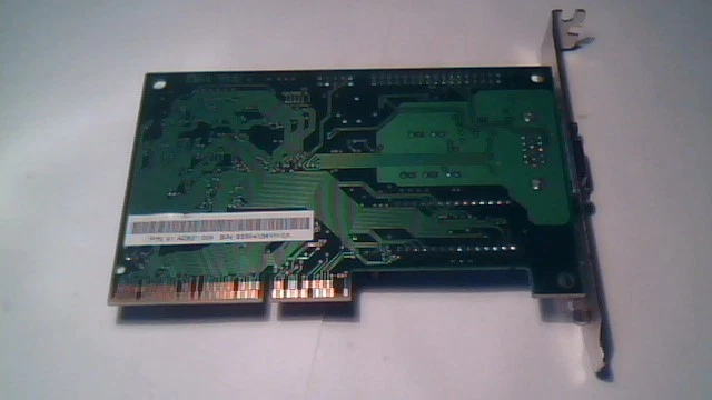Aopen PG128Plus RevA 4MB AGP video graphics card 91.AC821.008 S3 Trio3D/2X - image 2
