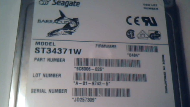 Hard Disk Drive Seagate Barracuda ST34371W 9C6006-026 68-pin 4GB 7300RPM - image 4