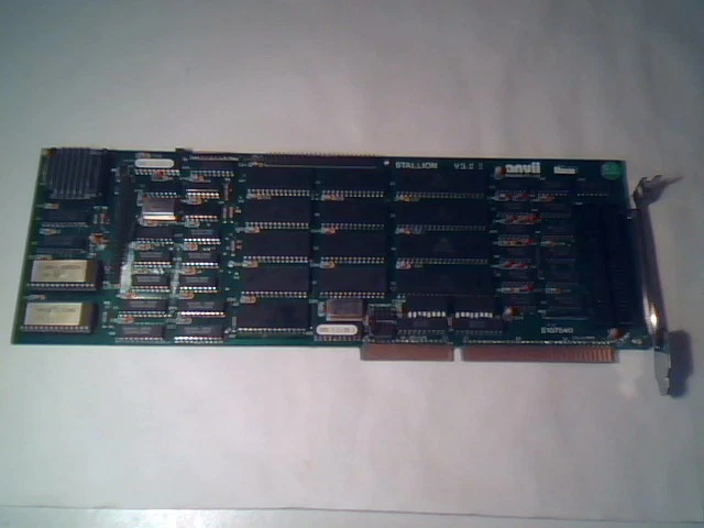 Anvil Designs Stallion V3.2I Multiplex RS-232 I/O w/ 8 serial ports on ISA card