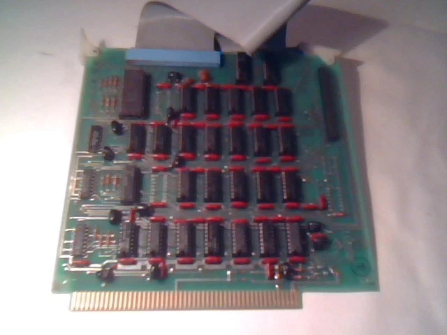 24pcs mPD416C RAM Memory Chip IC on AES card like S100 vintage 1976 1979