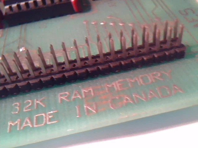 24pcs mPD416C RAM Memory Chip IC on AES card like S100 vintage 1976 1979 - image 6