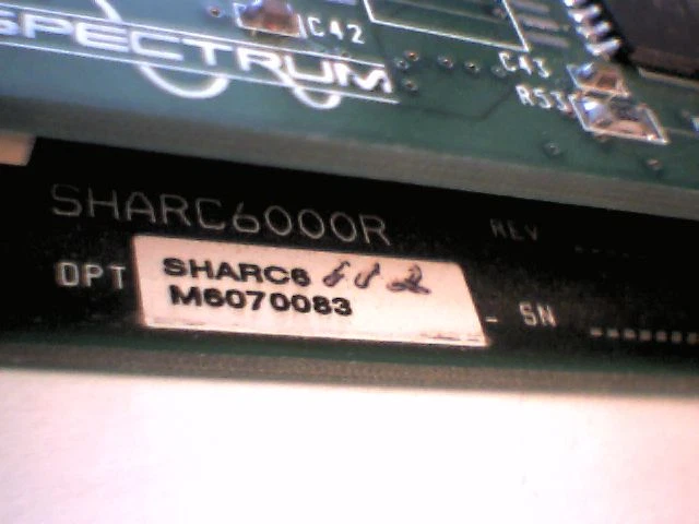 VME Card SHARC SHARC6000R APAC517 Video Spectrum SPAC120-6 - image 5