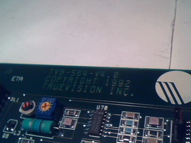 TrueVision VideoVGA IIC TVB-564-v4.0 ISA Video Card 1991 Vintage TSENG ET4000AX - image 5