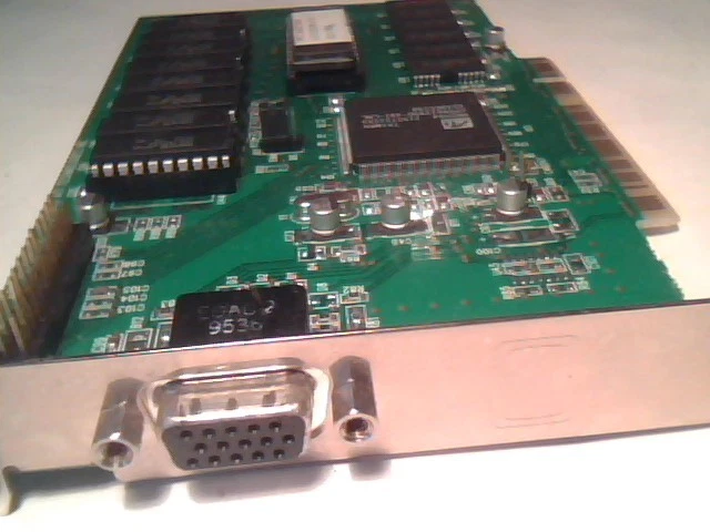 PCI Video Graphics Card ATI Mach64 CT 1996,expanded to 2MB 109-33100-10 WinBoost - image 2