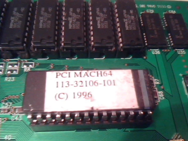 PCI Video Graphics Card ATI Mach64 CT 1996,expanded to 2MB 109-33100-10 WinBoost - image 4