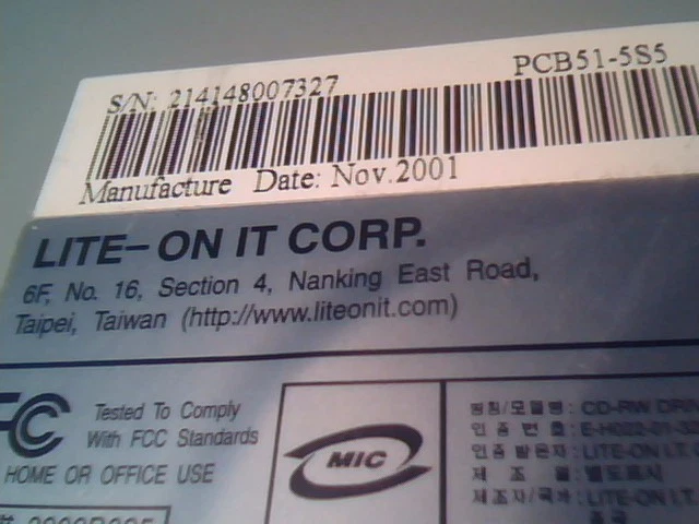CD-RW Drive Lite-ON LTR-24102B IDE ATA 40-pin Re-Writable 24x10x40X - image 4