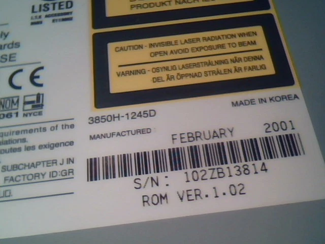 CD-R/RW Drive LG CED-8120B IDE ATA 40-pin 12x 8x 32x - image 5